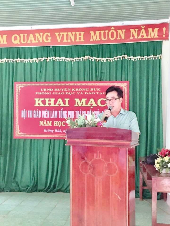 Phòng Giáo dục và Đào tạo huyện Krông Búk tổ chức Hội thi giáo viên làm tổng phụ trách Đội giỏi cấp huyện năm học 2019- 2020